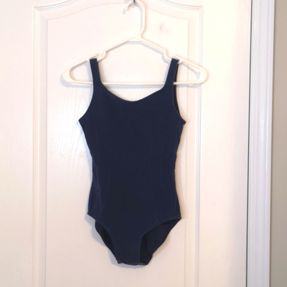 Navy leotard